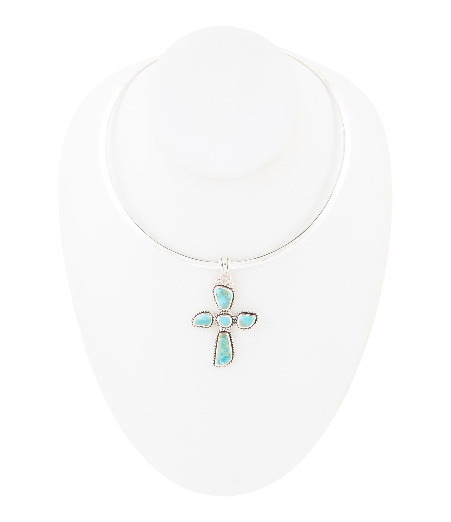 Cross Pendant and Sterling Silver Necklace - Barse Jewelry