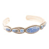 Denim Blue Lapis Sterling Silver Concho Cuff Bracelet - Barse Jewelry