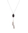 Double Or Nothing Quill Onyx and Sterling Silver Necklace - Barse Jewelry