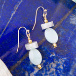 Drops of Blue Amazonite Drop Earrings - Barse Jewelry