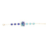 Duality Blue Lapis and Turquoise Golden Braclet - Barse Jewelry