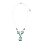 Earth and Sky Blue Turquoise Sterling Silver Necklace - Barse Jewelry