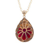 Flamenco Magenta Agate Pendant Necklace - Barse Jewelry