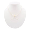 Freshwater Pearl Bow Golden Necklace - Barse Jewelry