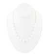 Golden Chain and White Pearl Necklaces - Barse Jewelry