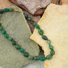 Green Agate Nugget Knotted Necklace - Barse Jewelry