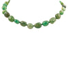 Green Agate Nugget Knotted Necklace - Barse Jewelry