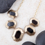 Hall of Fame Onyx Statement Necklace - Barse Jewelry