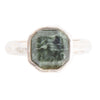 Hammered Green Seraphinite Sterling Silver Ring - Barse Jewelry