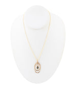 Henley Grey Abalone Golden Pendant Necklace - Barse Jewelry