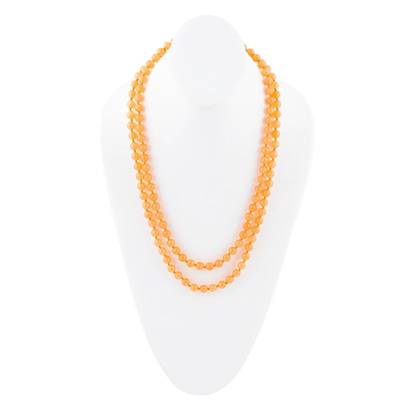 Immeasurable Orange Apricot Jade Necklace - Barse Jewelry
