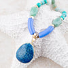 Isla Blue Jasper Pendant Necklace - Barse Jewelry