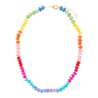 Kaleidoscope Multistone Strand Necklace - Barse Jewelry