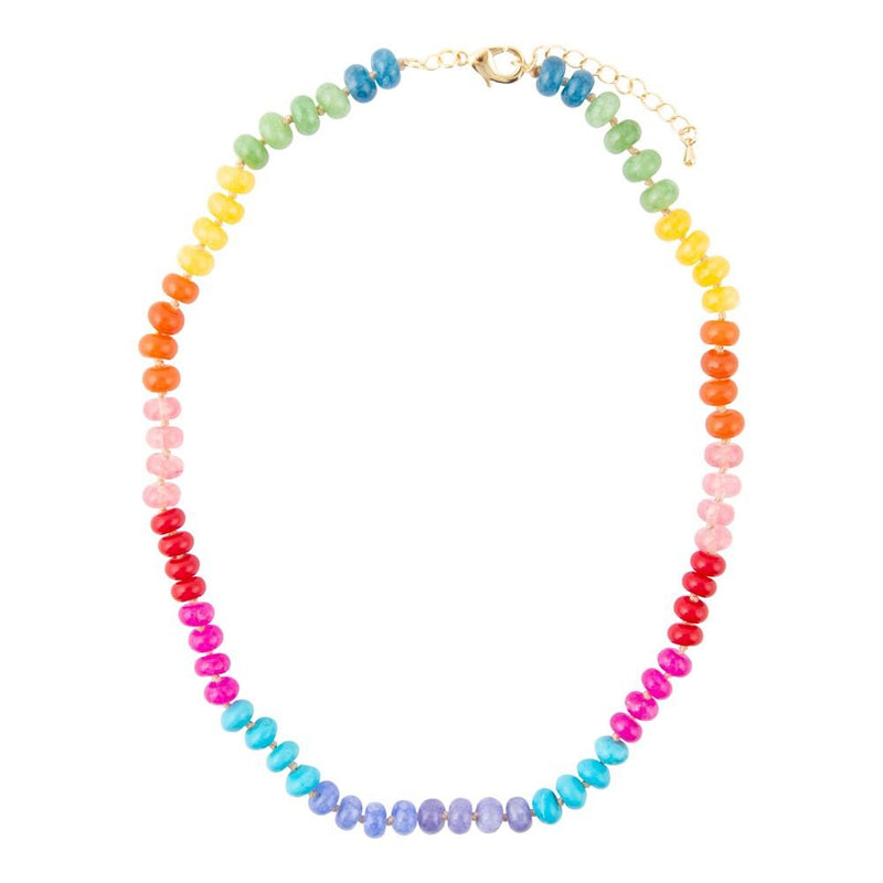 Kaleidoscope Multistone Strand Necklace - Barse Jewelry