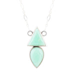 Lahana Blue Chrysoprase Sterling Necklace - Barse Jewelry