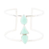 Lahana Green Chrysoprase Sterling Silver Statement Cuff Bracelet - Barse Jewelry