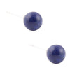 Lapis Sterling Silver Stud Earrings - Barse Jewelry