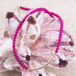Little Bit Pink Agate Necklace - Barse Jewelry
