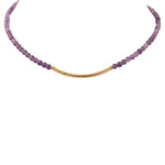 Little Bit Purple Amethyst Necklace - Barse Jewelry