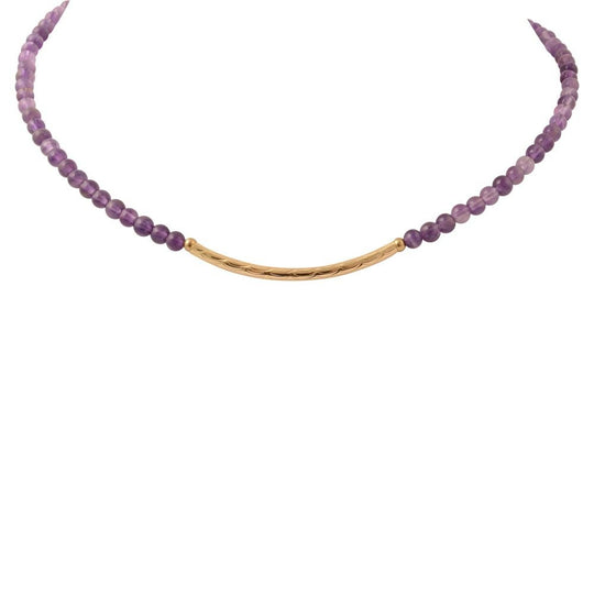 Little Bit Purple Amethyst Necklace