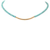 Little Bit Round Blue Magnesite Necklace - Barse Jewelry