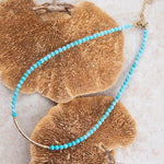 Little Bit Round Blue Magnesite Necklace - Barse Jewelry