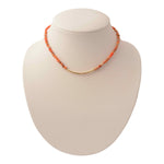 Little Bit Round Orange Jasper Necklace - Barse Jewelry