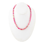 Love Knots Pink Jasper Necklace - Barse Jewelry