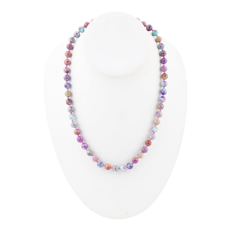 Love Knots Purple Jasper Necklace - Barse Jewelry