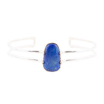 Madeleine Blue Lapis and Sterling Silver Cuff Bracelet - Barse Jewelry