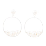 Madie Abstract Pearl and Sterling Silver Earrings - Barse Jewelry