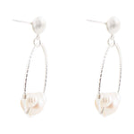 Madie Abstract Pearl and Sterling Silver Earrings - Barse Jewelry