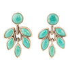 Make an Entrance Green Turquoise Post Earrings - Barse Jewelry