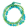 Margarita Mixed Blue Stretch Bracelet Set - Barse Jewelry