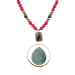 Marrakesh Pendant Drop Necklace - Barse Jewelry