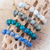 Matte Amazonite Stretch Bead Bracelet - Barse Jewelry