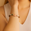 Meadow Pink Opal Chunky Golden Bracelet - Barse Jewelry