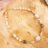Meadow Pink Opal Chunky Golden Necklace - Barse Jewelry