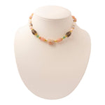Meadow Pink Opal Chunky Golden Necklace - Barse Jewelry