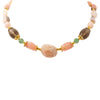 Meadow Pink Opal Chunky Golden Necklace - Barse Jewelry