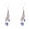 Mehendi Blue Lapis and Sterling Silver Chandelier Earrings - Barse Jewelry