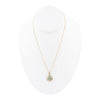Melita Green Aventurine Golden Pendant Necklace - Barse Jewelry
