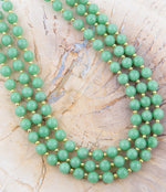 Mint Green Quartz Statement Necklace - Barse Jewelry