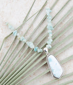 Natural Wonders Blue Larimar and Sterling Silver Necklace - Barse Jewelry