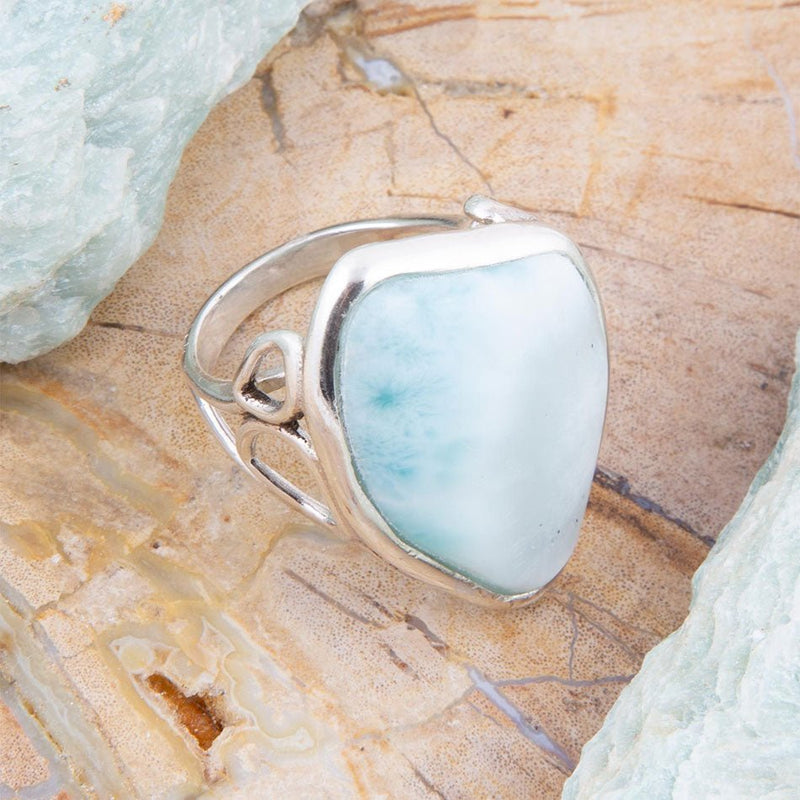 Natural Wonders Blue Larimar and Sterling Silver Ring - Barse Jewelry
