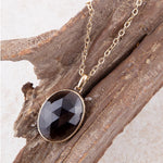 Nested Smoky Quartz Pendant Necklace - Barse Jewelry