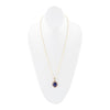 Nova Blue Lapis Pendant and Golden Necklace - Barse Jewelry