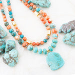 Ocean Jade Turquoise Statement Necklace - Barse Jewelry