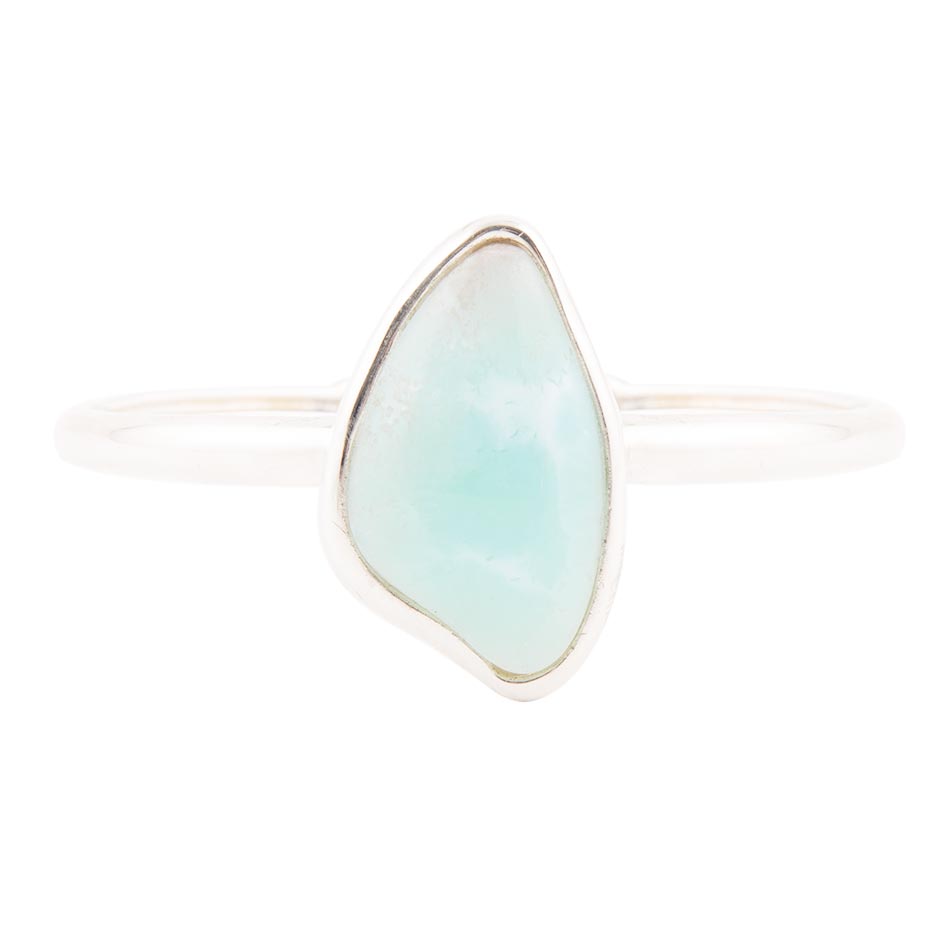 Organic Blue Larimar and Sterling Silver Cuff Bracelet - Barse Jewelry