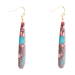 Pink & Blue Jasper Matrix Slab Earrings - Barse Jewelry